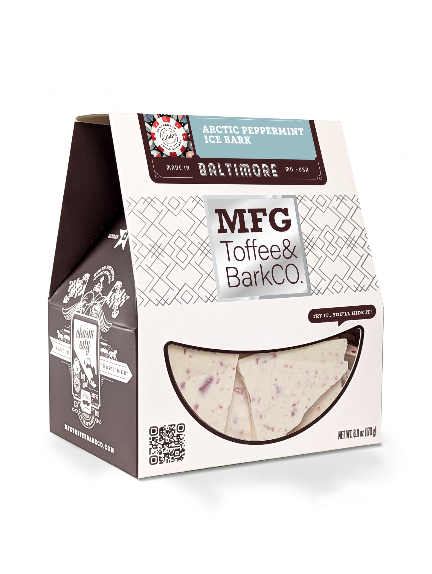 Arctic Peppermint Ice Bark 6 oz