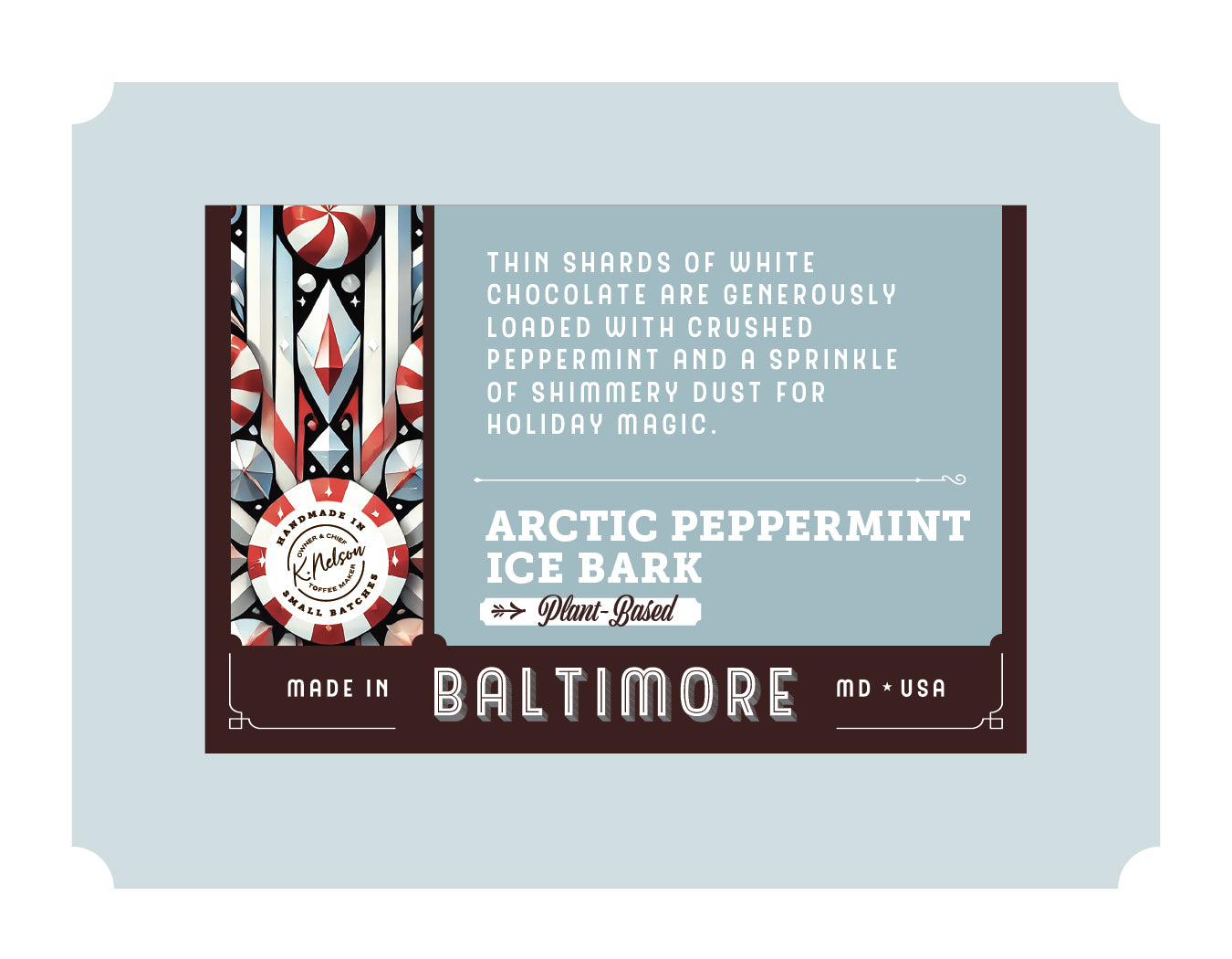 Arctic Peppermint Ice Bark 6 oz