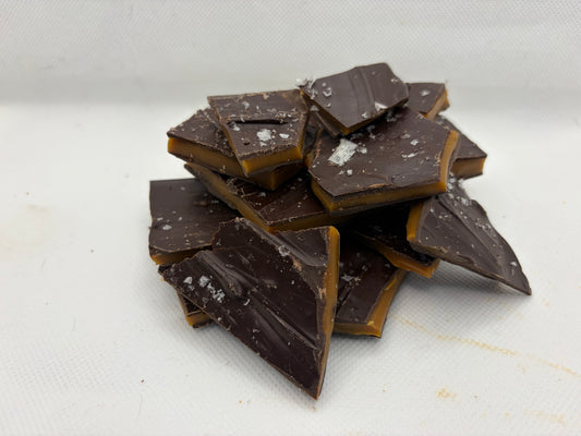 Dark Chocolate with Sea Salt Toffee