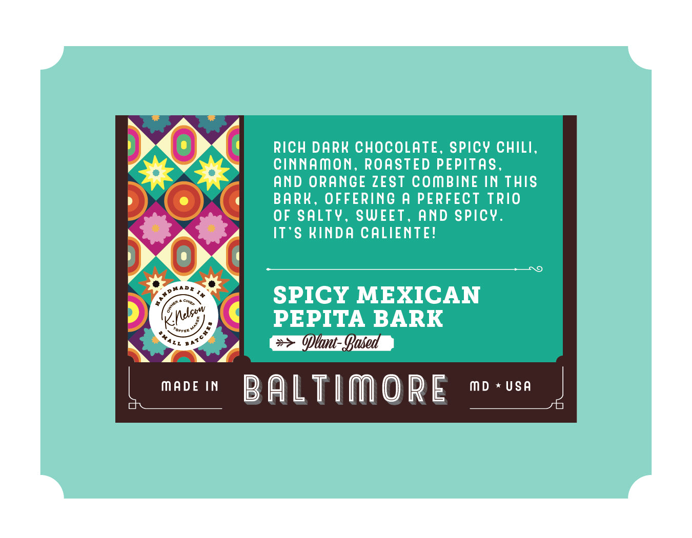 Plant Based Spicy Mexican Pepita Bark 6 oz