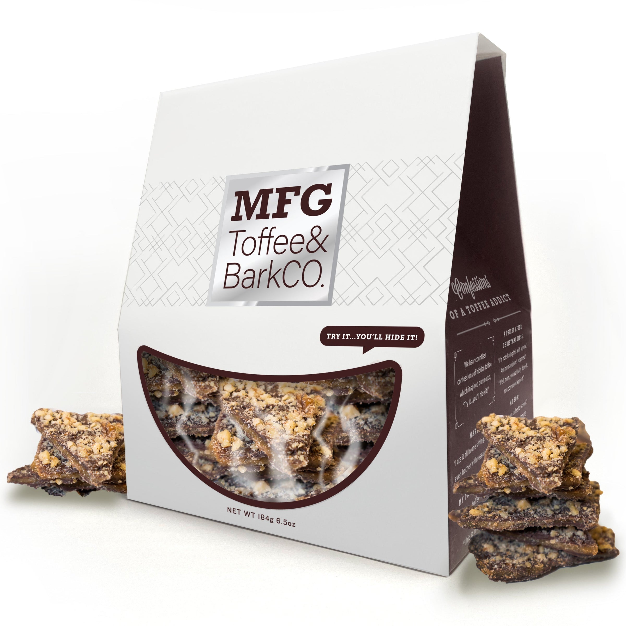 English Walnut Toffee 6 oz | MFG Toffee & Bark